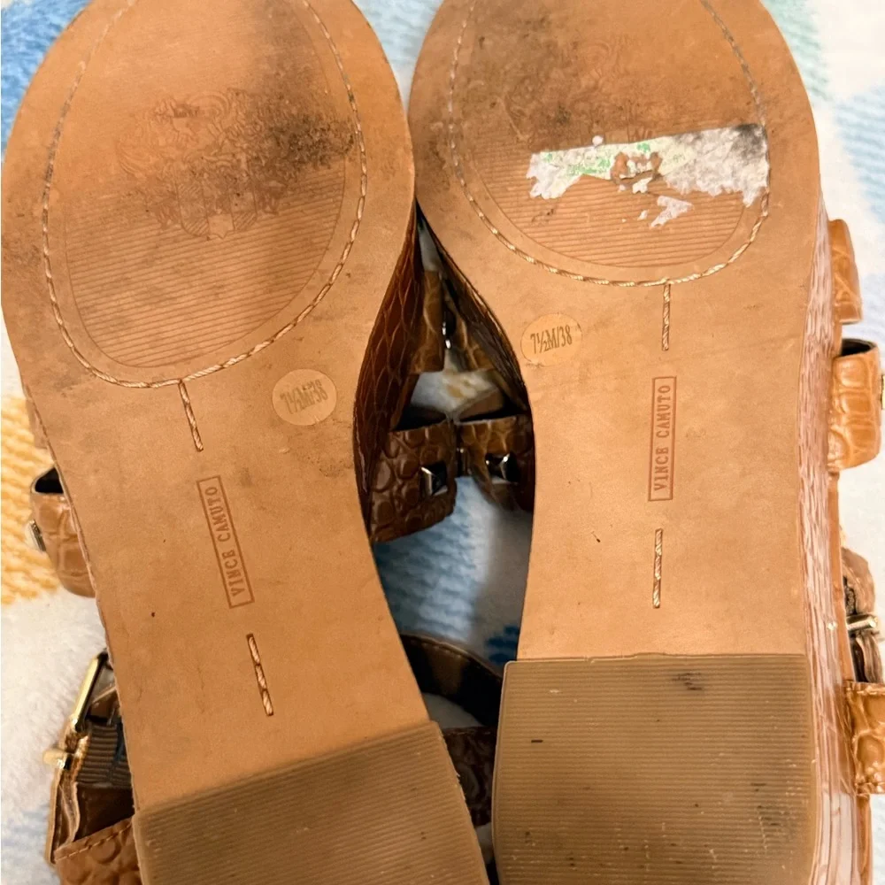 Vince Camuto Wedge Sandals - Picture 8 of 10